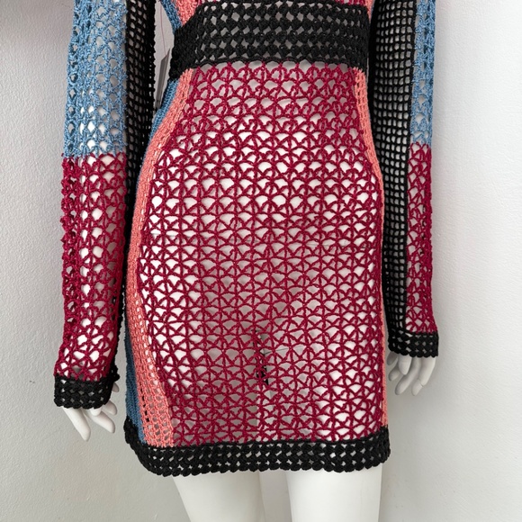 NWT, Bebe Netted Dress - Picture 5 of 8